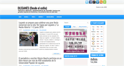 Desktop Screenshot of dleganes.net